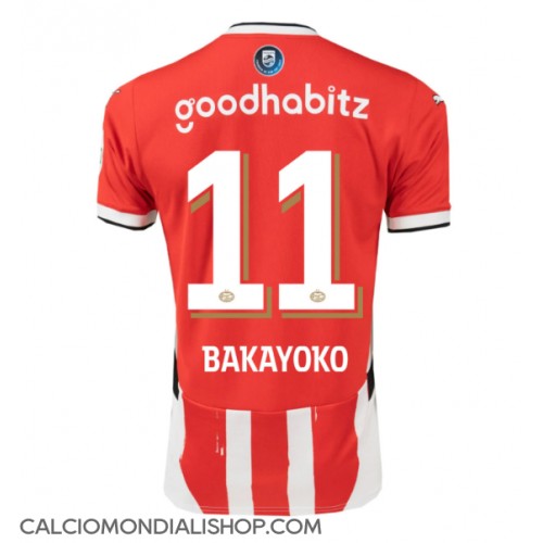 Maglie da calcio PSV Eindhoven Johan Bakayoko #11 Prima Maglia 2024-25 Manica Corta